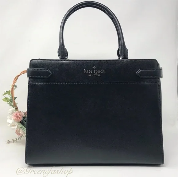 NEW KATE SPADE STACI LARGE SATCHEL SHOULDER BAG - Picture 2 of 8
